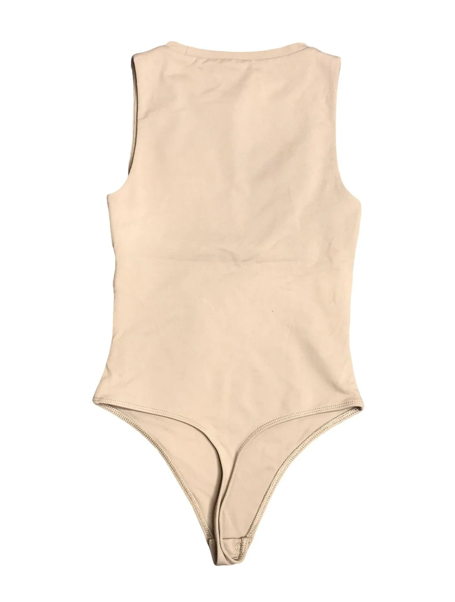 Babaton Mockneck Bodysuit in Taupe - Image 4