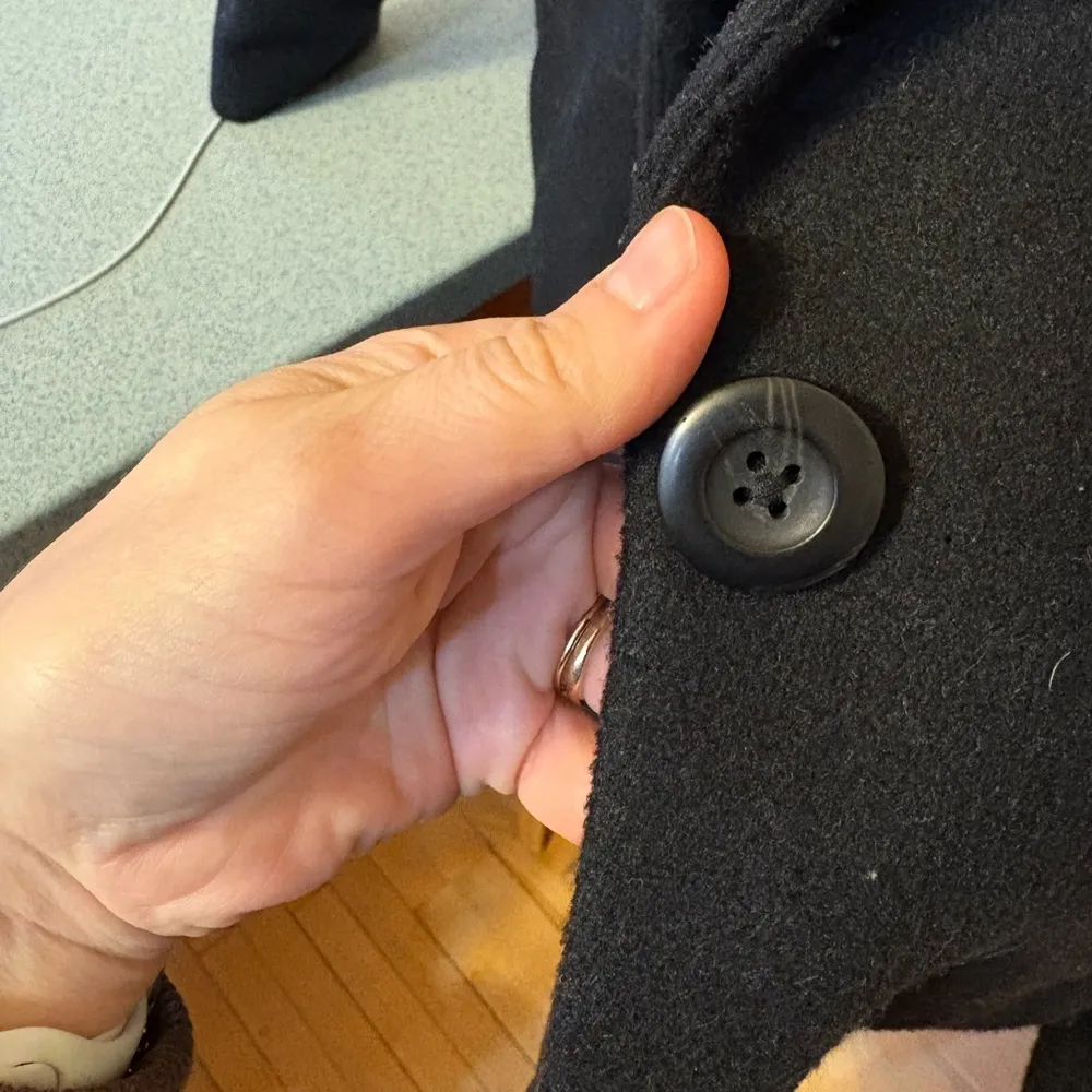 Gap Factory Long Topcoat Black Size undefined - Image 3