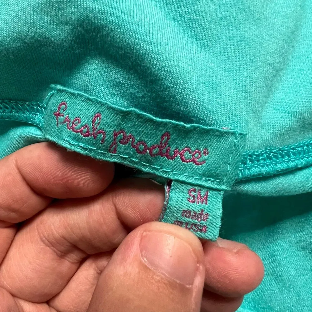 Fresh Produce Modal Cotton Jersey Midi Skirt Small Women’s Turquoise Blue 22531 - Image 2