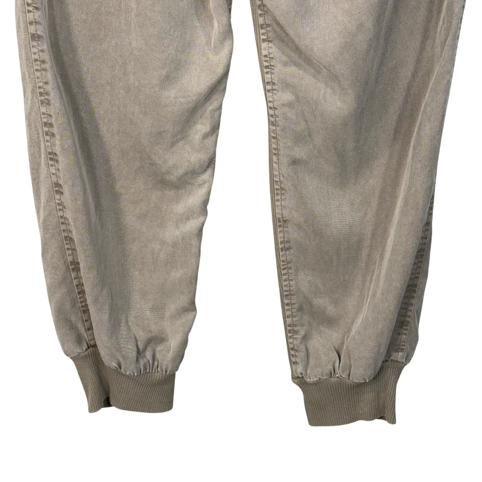 Aerie Small Joggers Capris Pants Pull-On Pocket Ribbed Cuffed Drawstring Hi-Rise - Image 6