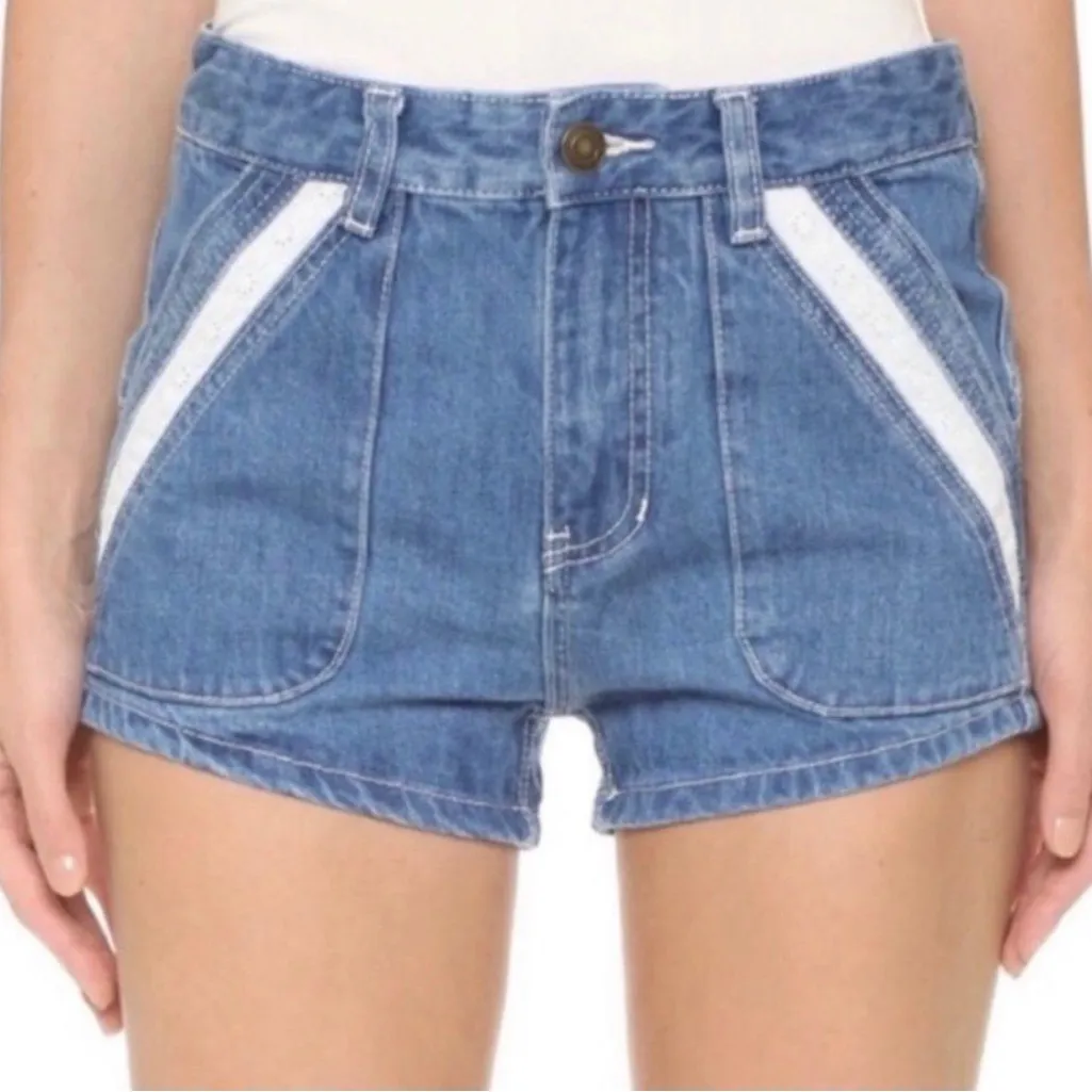 Free People Sweet Surrender Jean Shorts - Image 3