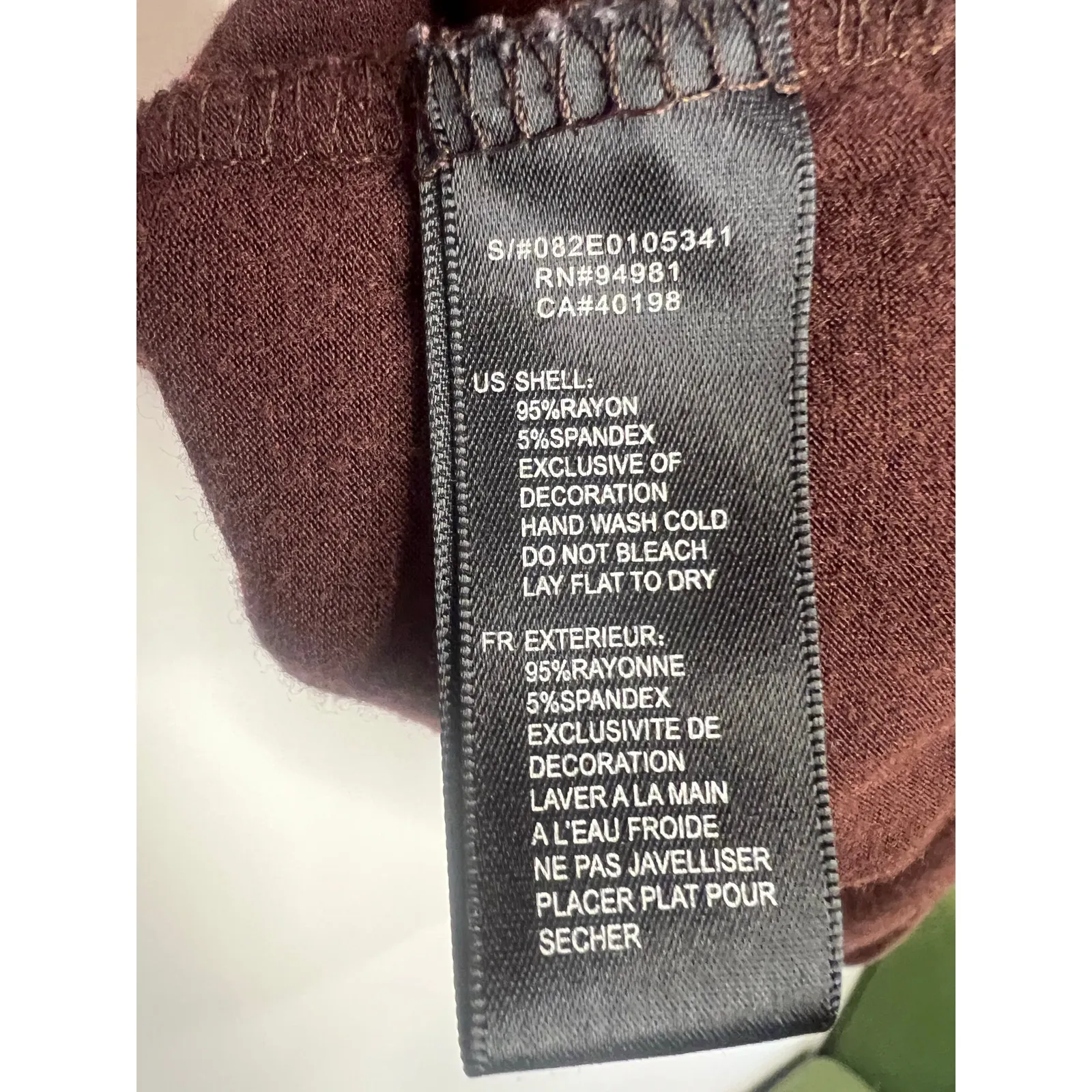 Women’s Vintage Y2K TwentyOne Rayo. Beaded Long Tank Top Brown Antique Gold  M - Image 8