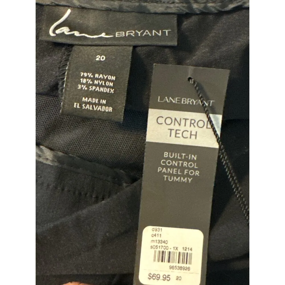 Lane Bryant The Lena Moderately Curvy Fit Control Tech Straight Leg Pants Sz. 20 - Image 7