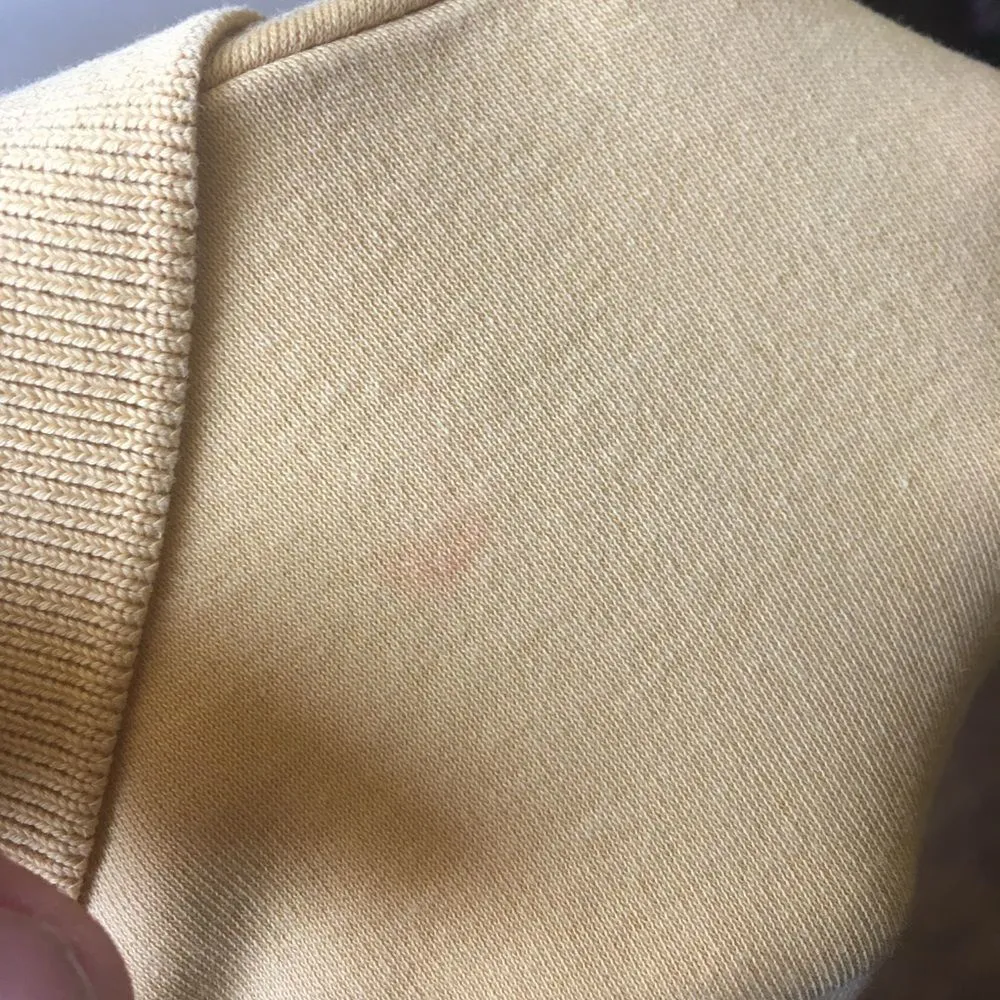 Lands End mustard color long sleeve Y2K polo - Image 4