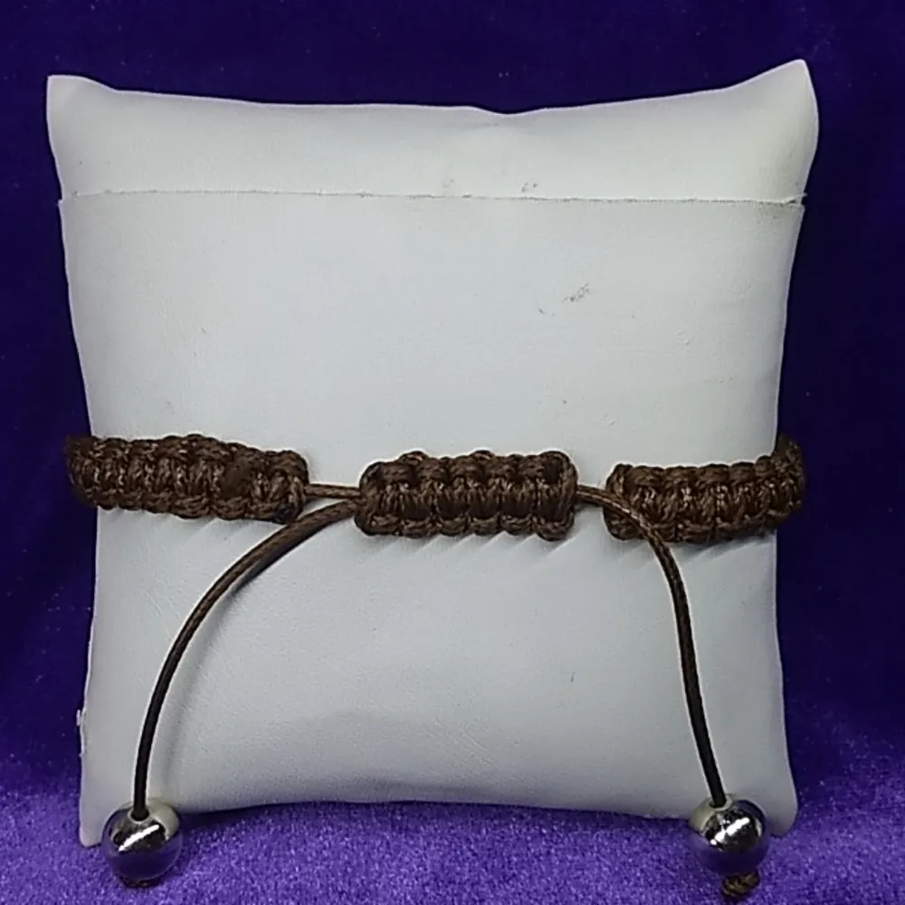 Ladies' NWT Bejeweled Adj. Football Bracelet - Image 4