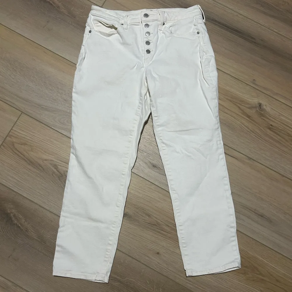 Universal Thread White Button Fly Jeans - Image 2