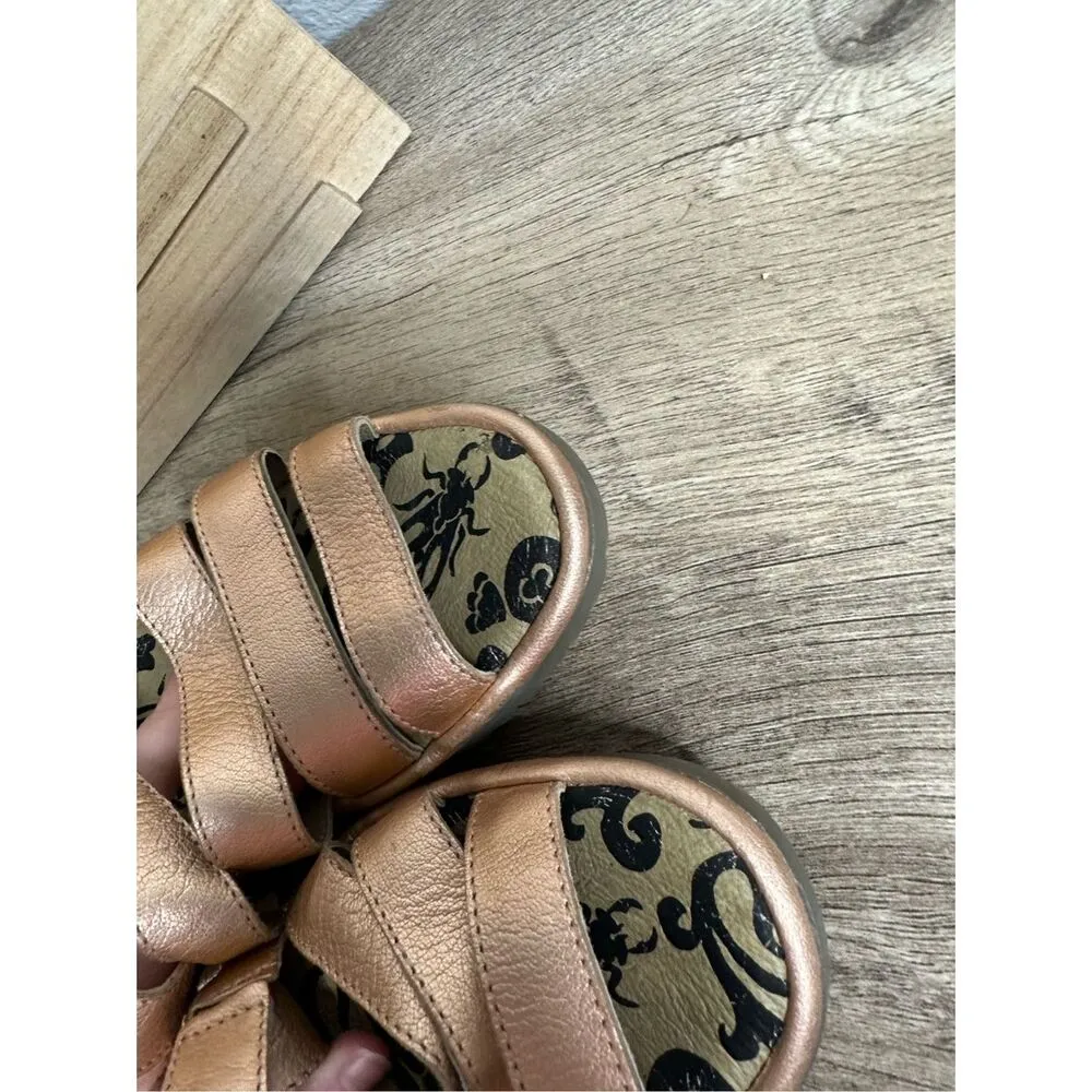 Fly London Woze Idra Leather Strappy Sandals Size 38 (7-7.5) - Image 3