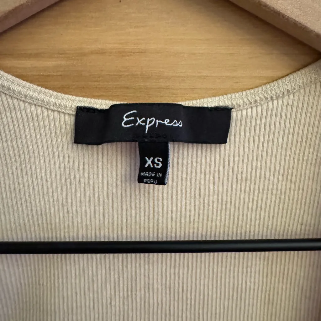 Y2K Express Size XS Dragon Lion Embellished Bedazzled Ribbed Tank Top - Image 8