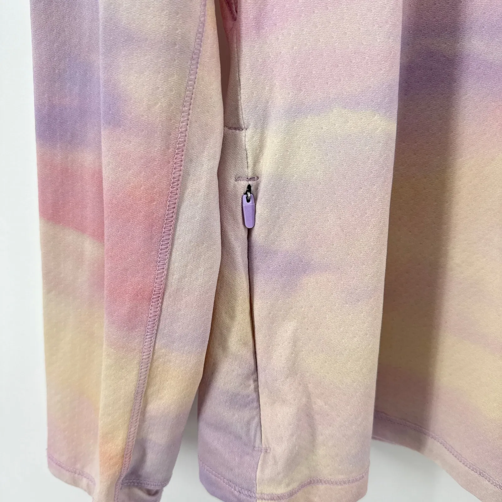 CALIA‎ Golf by Carrie Underwood Soft Clouds 1/2 Zip UV L/S Top XL Thumbhole Pink - Image 3