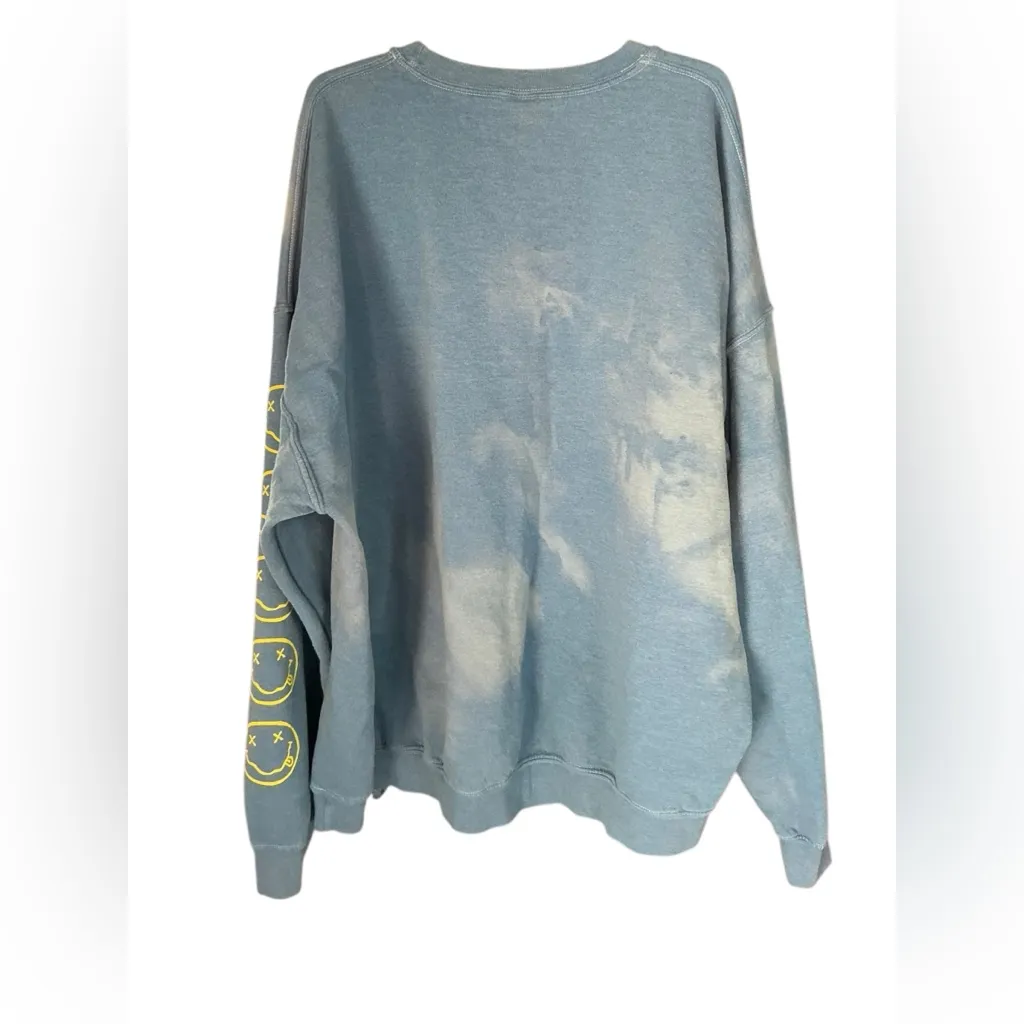 NIRVANA Men's Crewneck Sweater - Multicolor Graphic - Image 3