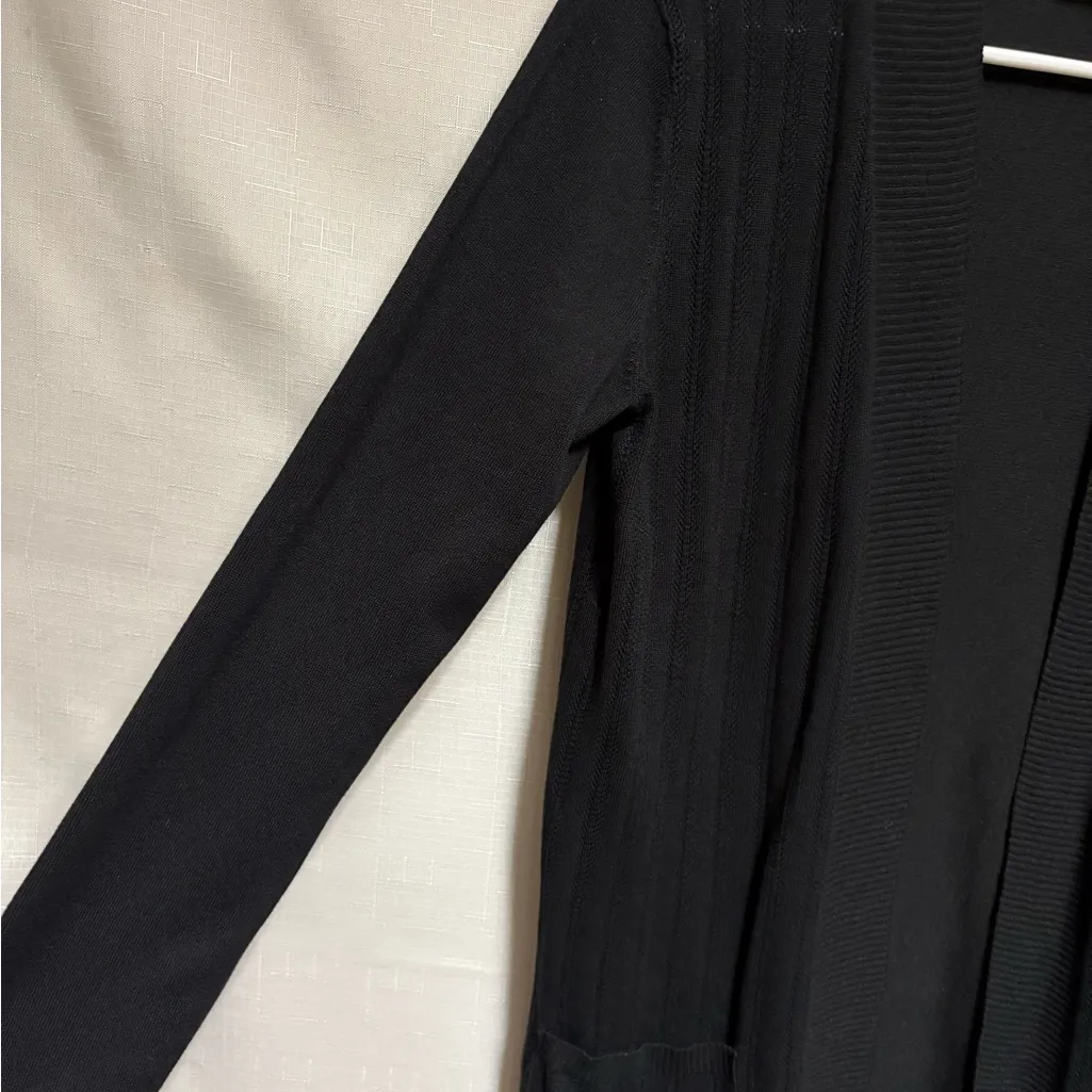 Allison + Zoe Black Knit Cardigan Sweater Size M - Image 9