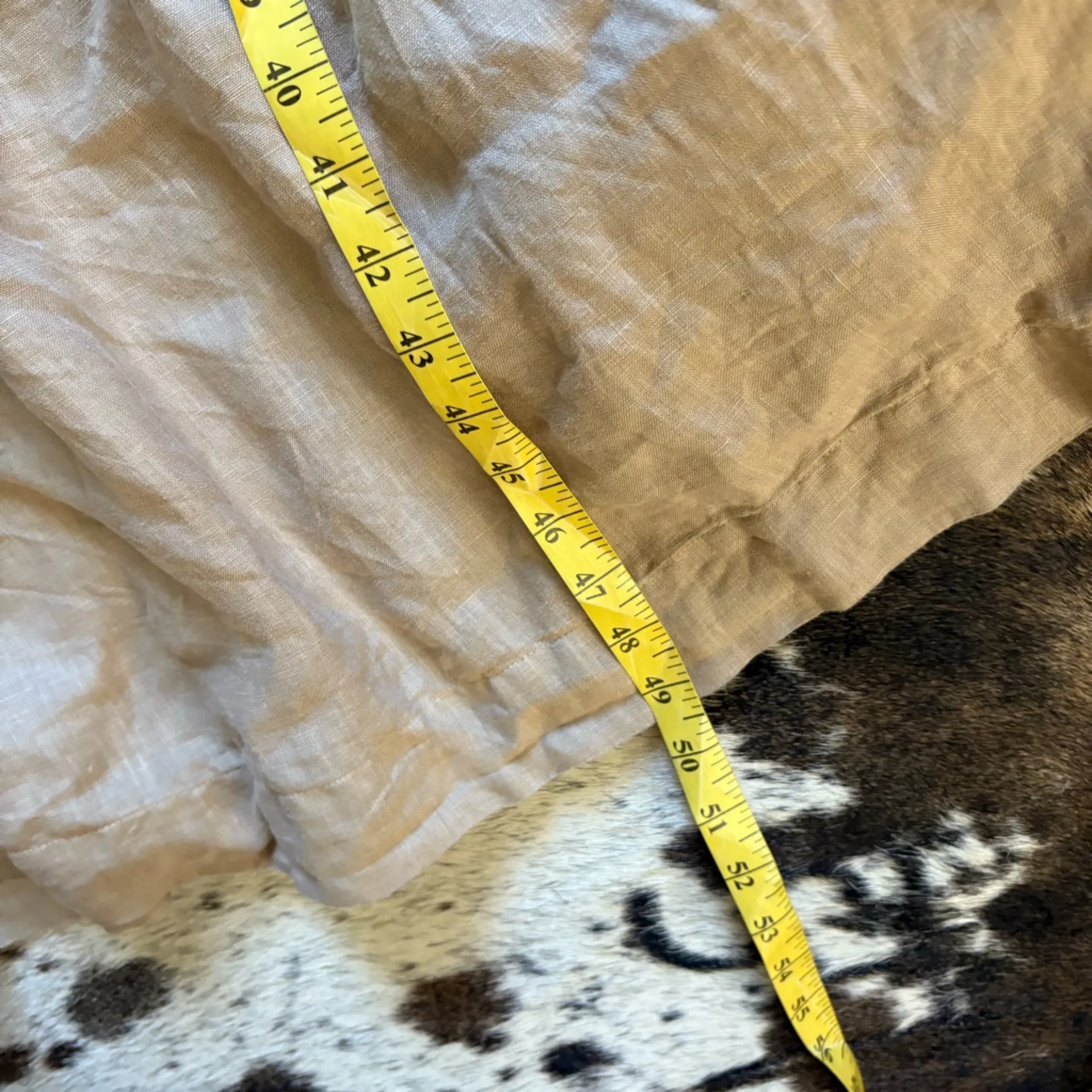 FRANK & EILEEN Daphne Sleeveless Popover Dress Linen In Sand‎ Size Medium - Image 10