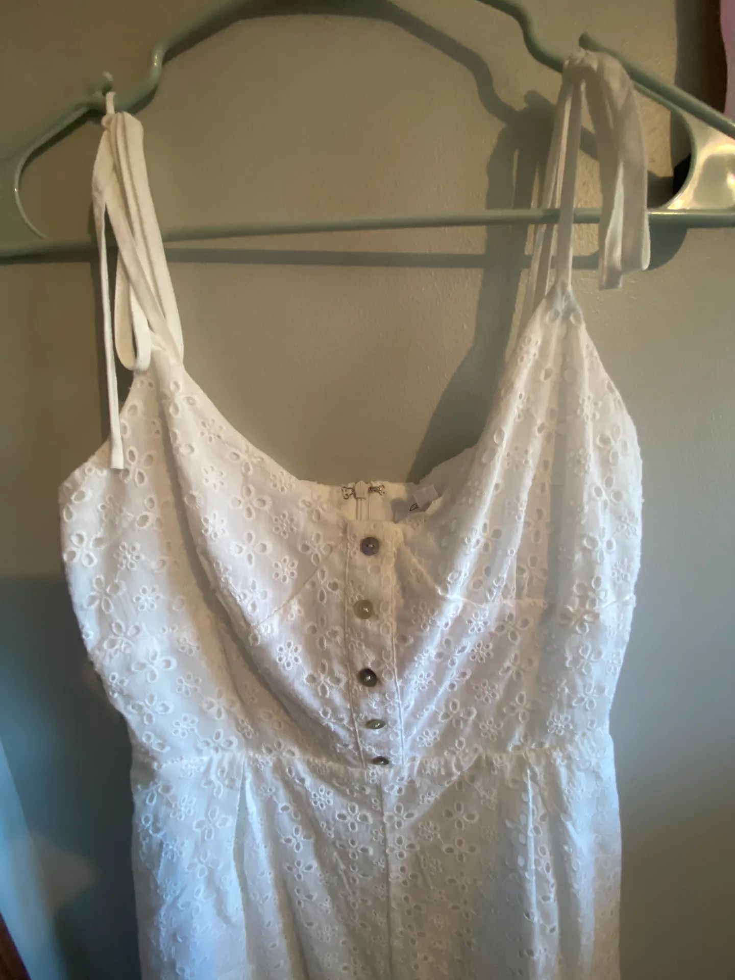 Cloud Ten White Eyelet Romper - Image 9