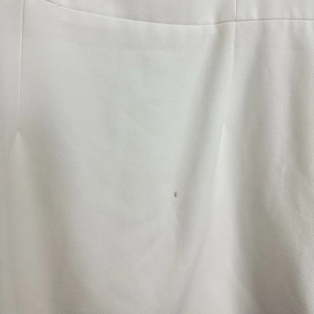 FRENCH CONNECTION Ruth Whisper A-Line Dress in Summer White Size US 12 - Image 8