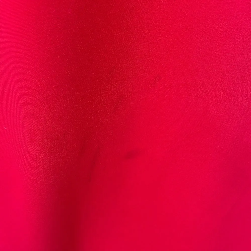 Superdown Aubrey Jumpsuit Wide Flare Leg Open Off the Shoulder Red Womens Medium - Image 5