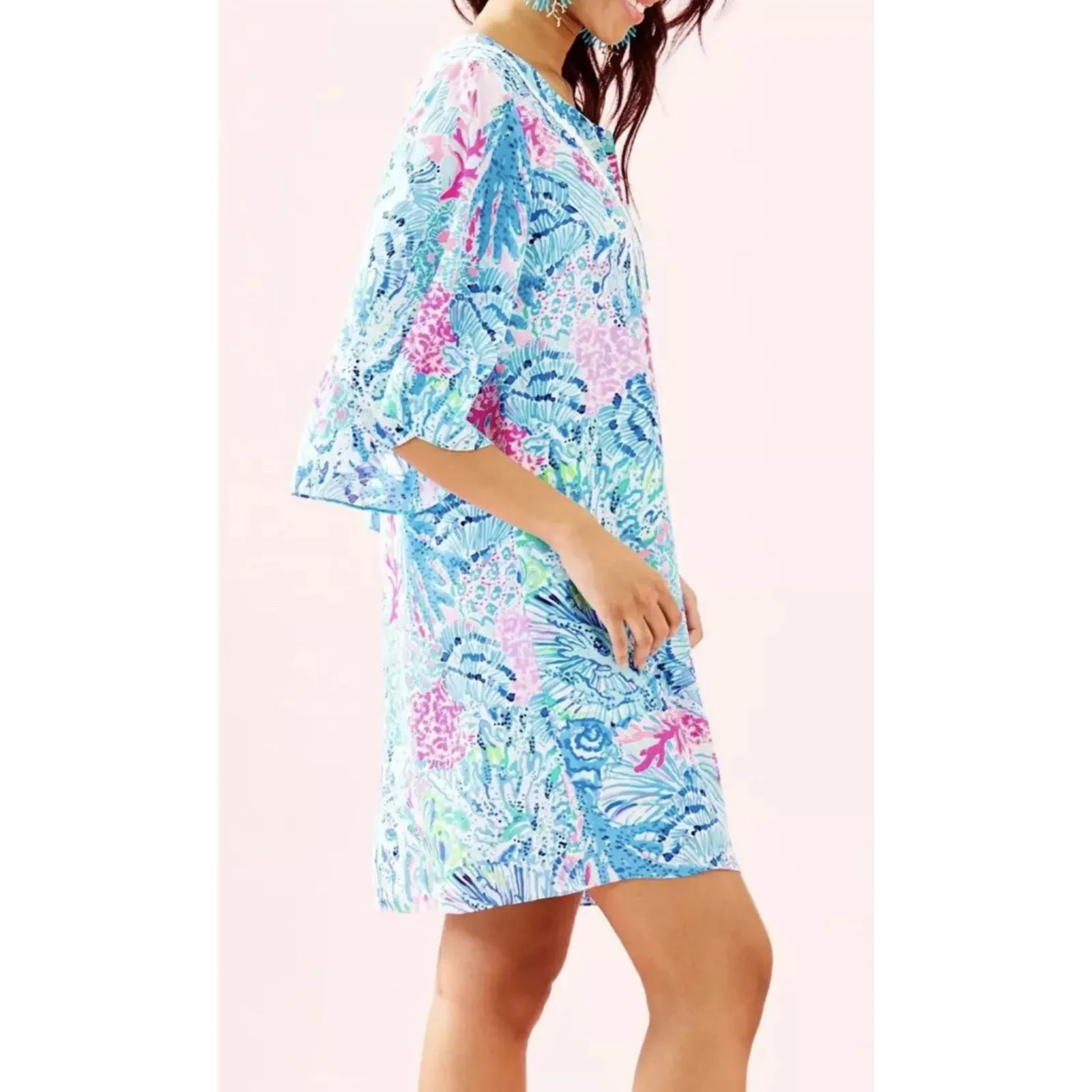 Lilly Pulitzer Delancey Multicolored Mini‎ Dress in Sink or Swim Size XS - Image 3
