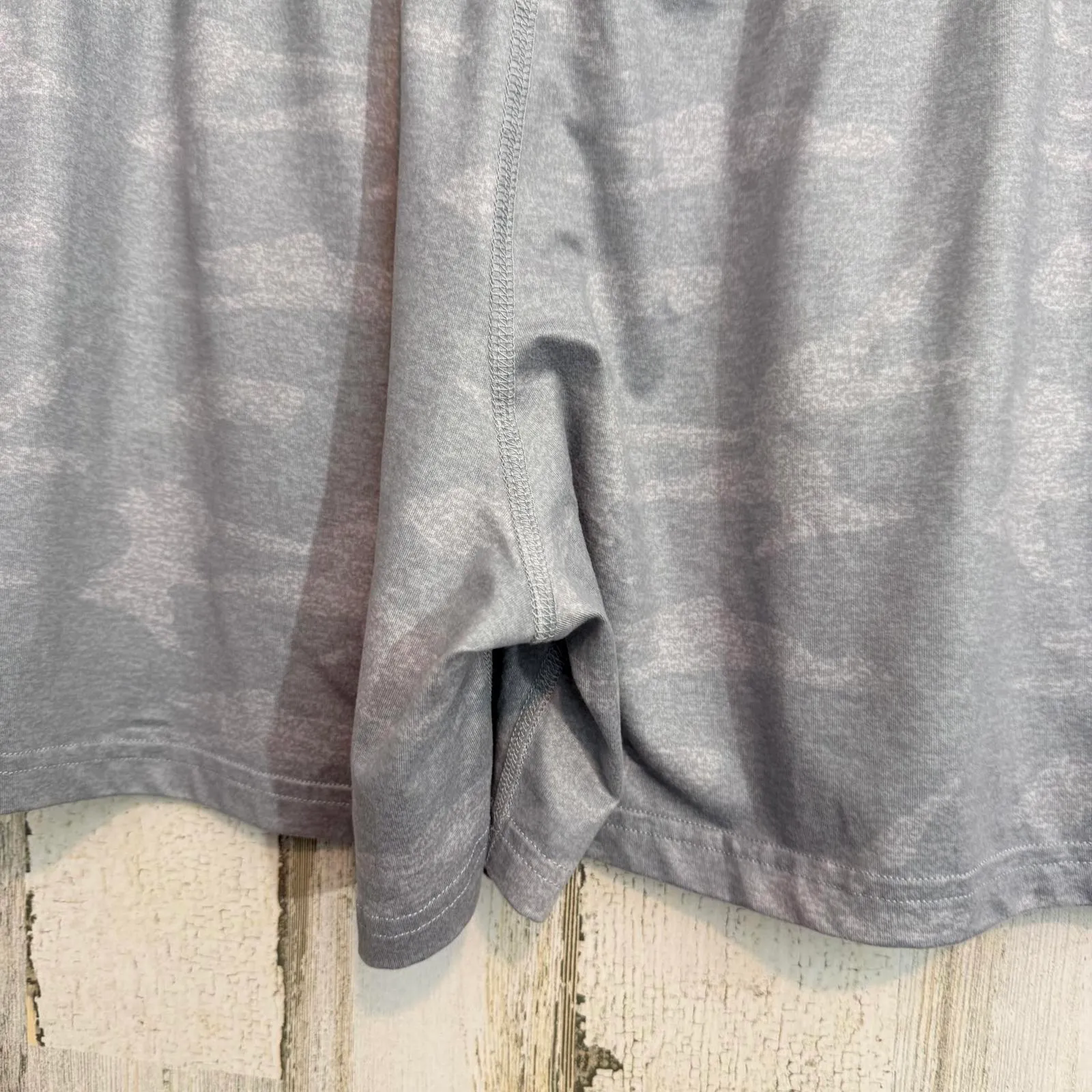 Pacific Trail Gray Athletic Shorts Drawstring Pockets Stretch Size L Casual Gym - Image 4