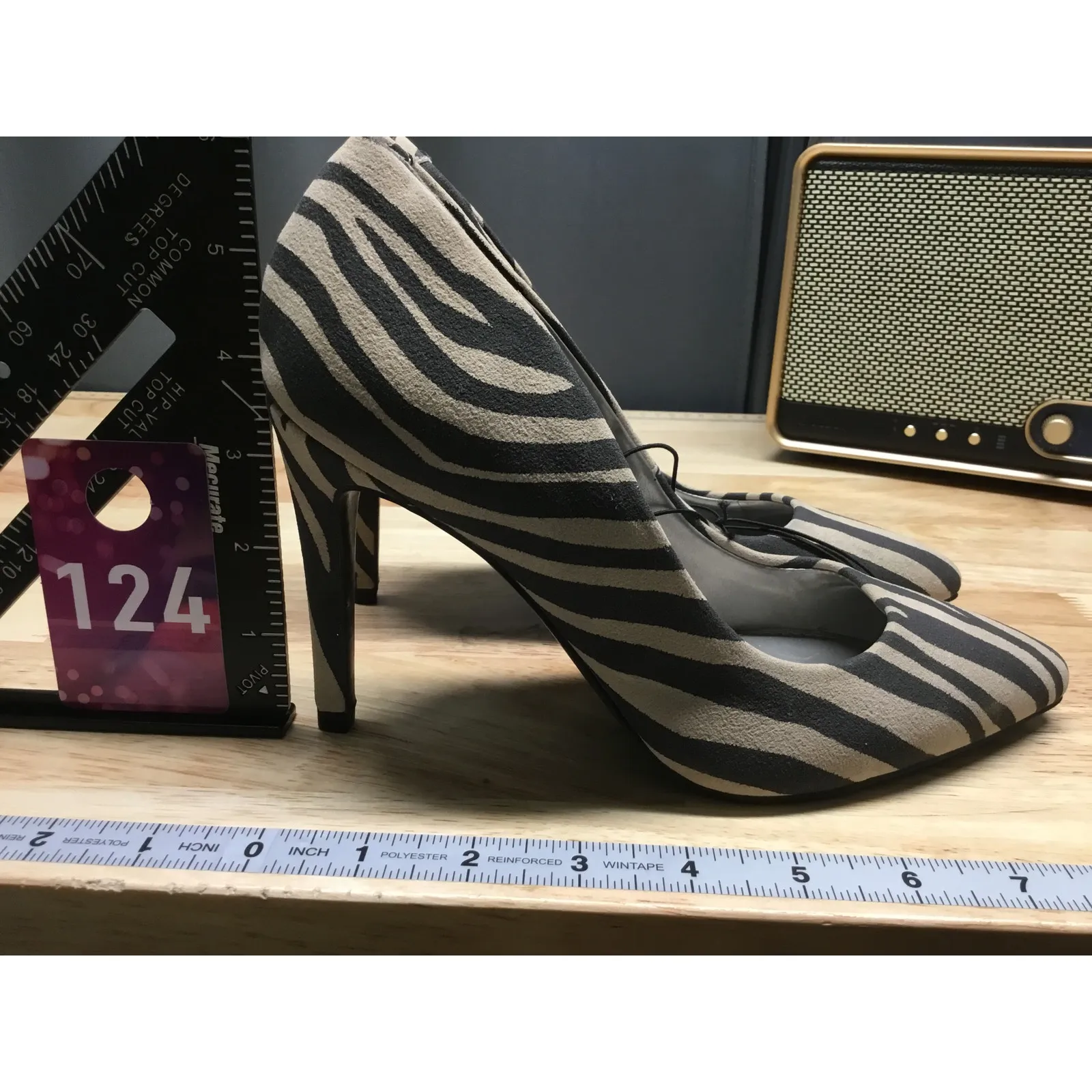 Worthington Zito Pumps Women's 7 Zebra Print Slip-On Pointed Toe Stiletto Heel - Image 2