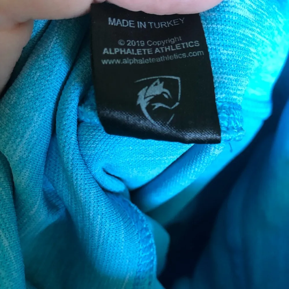 Alphalete Leggings Blue Compression XS - Image 7