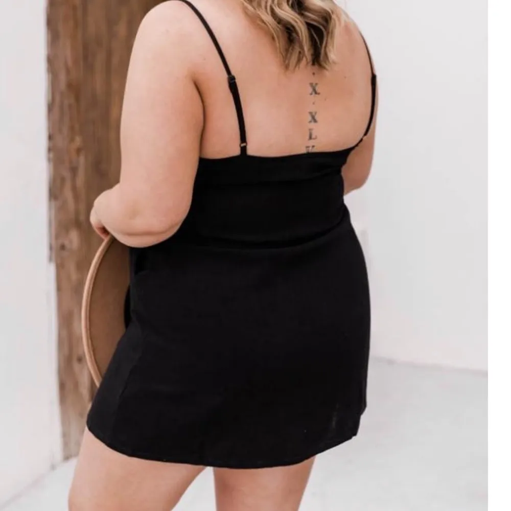 Pink Lily Black Button Dress Size XXL - Image 4