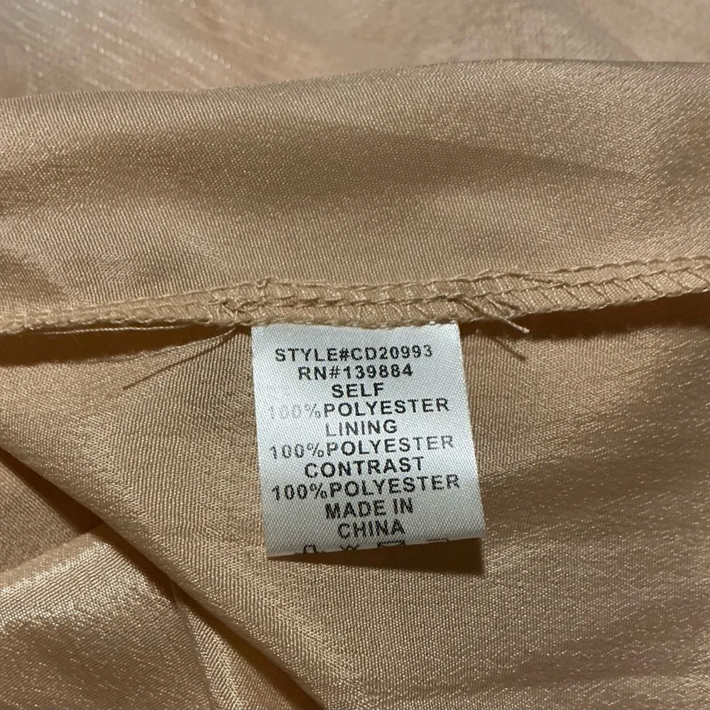 Forever 21 Gold Pleated A-line Maxi Dress - Image 11