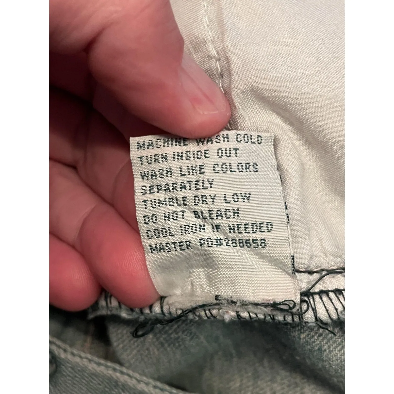 Aviva Denim Shorts Juniors 9 Blue Distressed Rolled Cuff Frayed Hem Casual Size undefined - Image 5