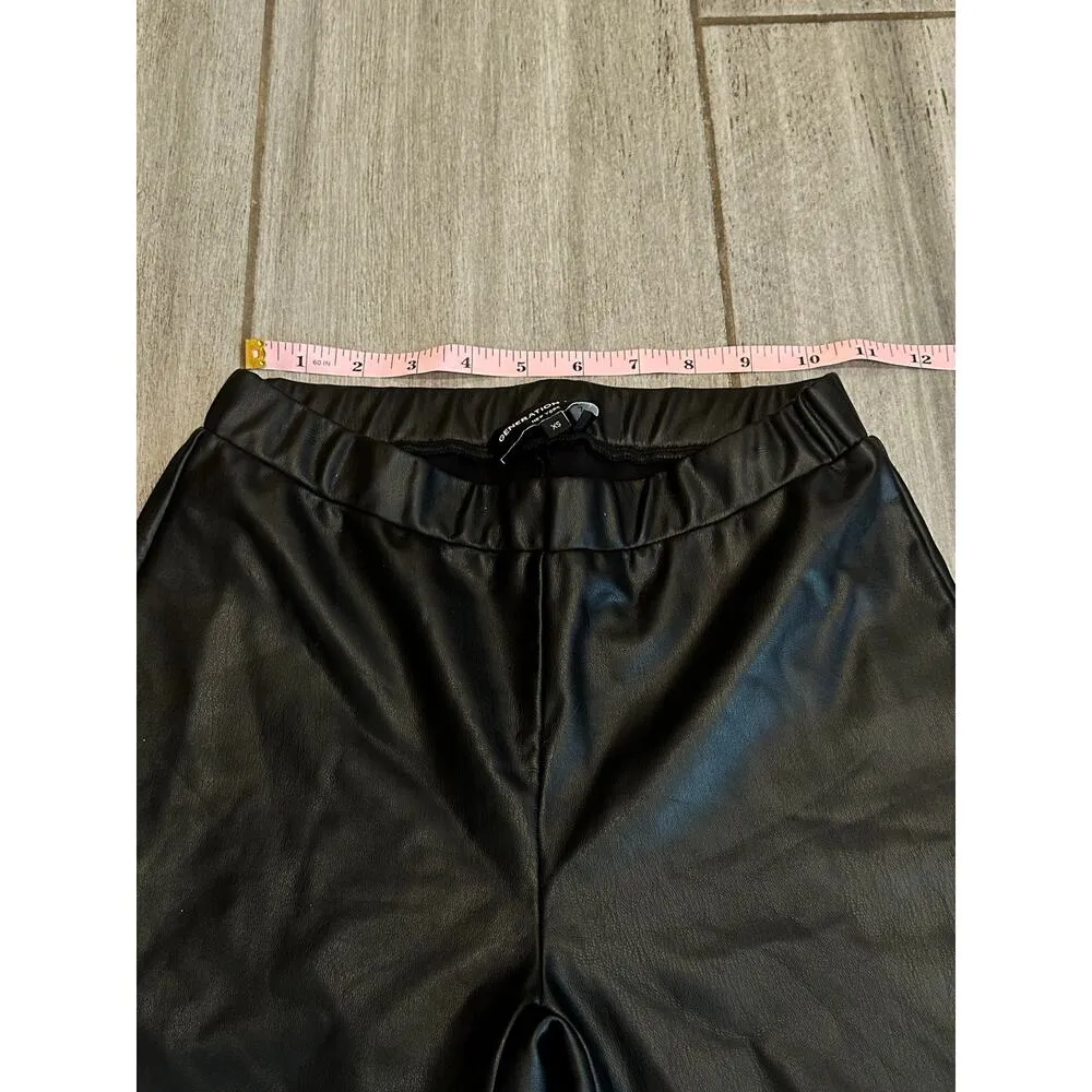 Generation Live Black Vegan Leather Leggings size XS - Image 7