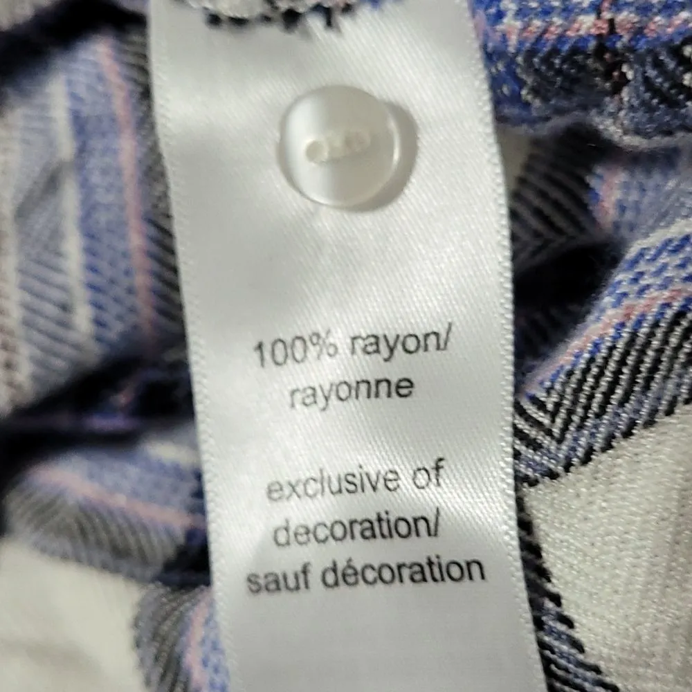 Maurices | Plaid Cutout Blouse | Size: XL - Image 9