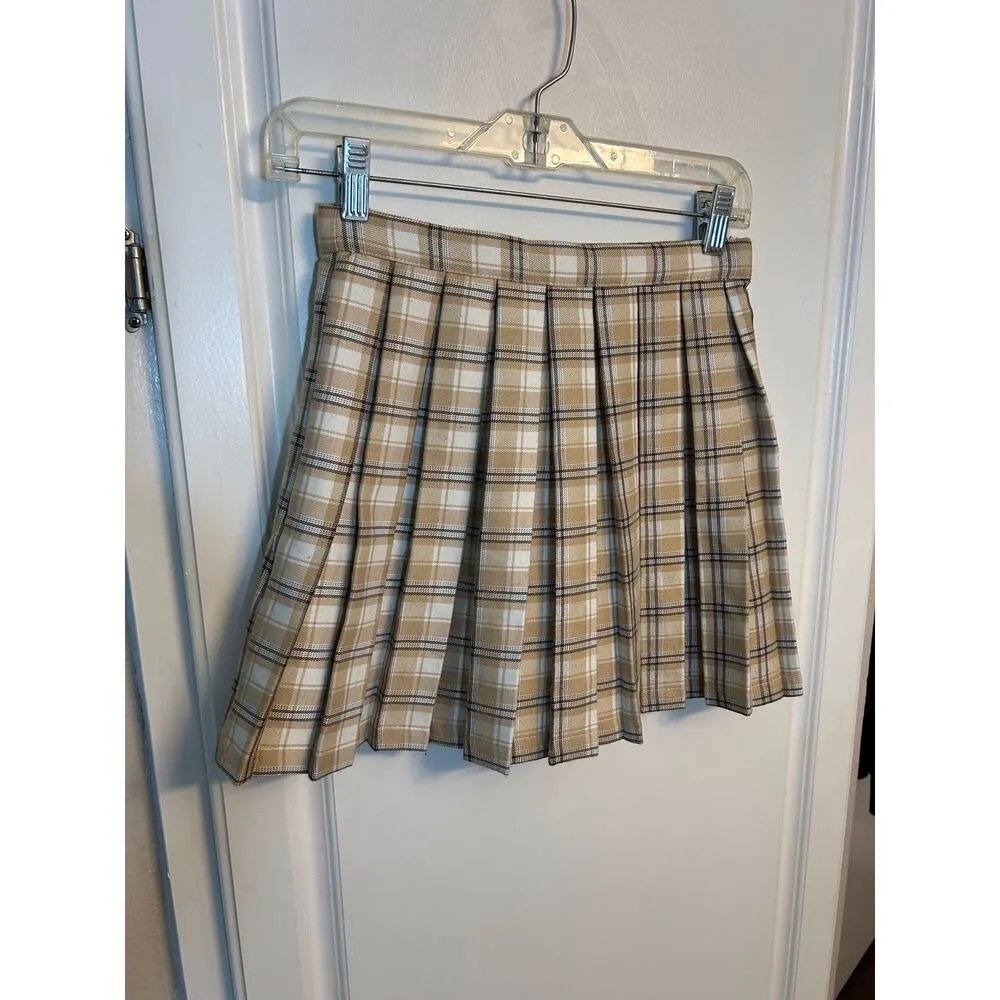 Cali 1850 pleated plaid mini skirt - Image 2