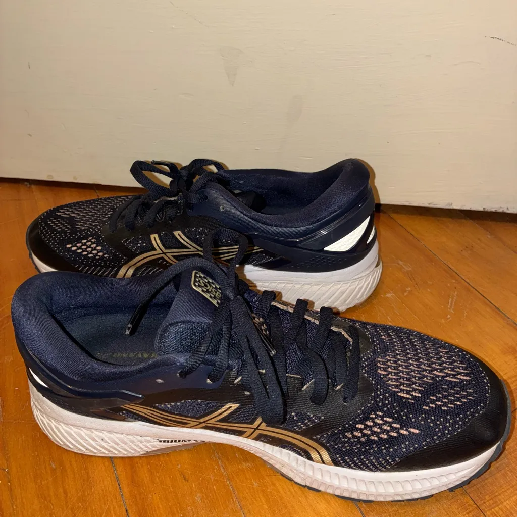 Asics Gel-Kayano 26 Lace-Up Blue FlyteFoam Women 10 Running Gym Workout Shoes - Image 3