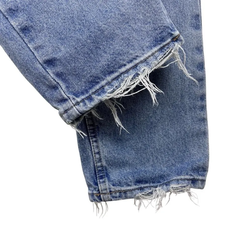 BDG Urban Outfitters Vintage Slim Fit High Rise Jeans 29/30 Distressed Ripped - Image 3