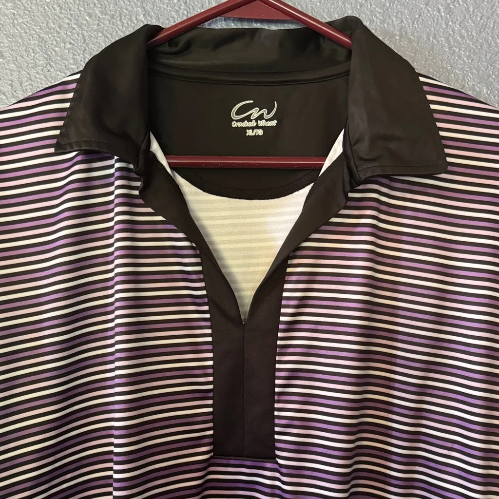 Stylish Women's Striped Polo Shirt - Image 2