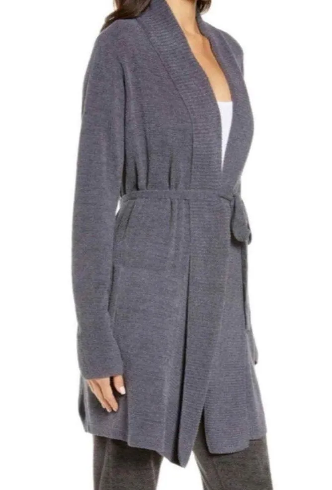 đź’•BAREFOOT DREAMSđź’• CozyChic Drape Rib Cardigan Ultra Lite Pacific Blue XL - Image 5