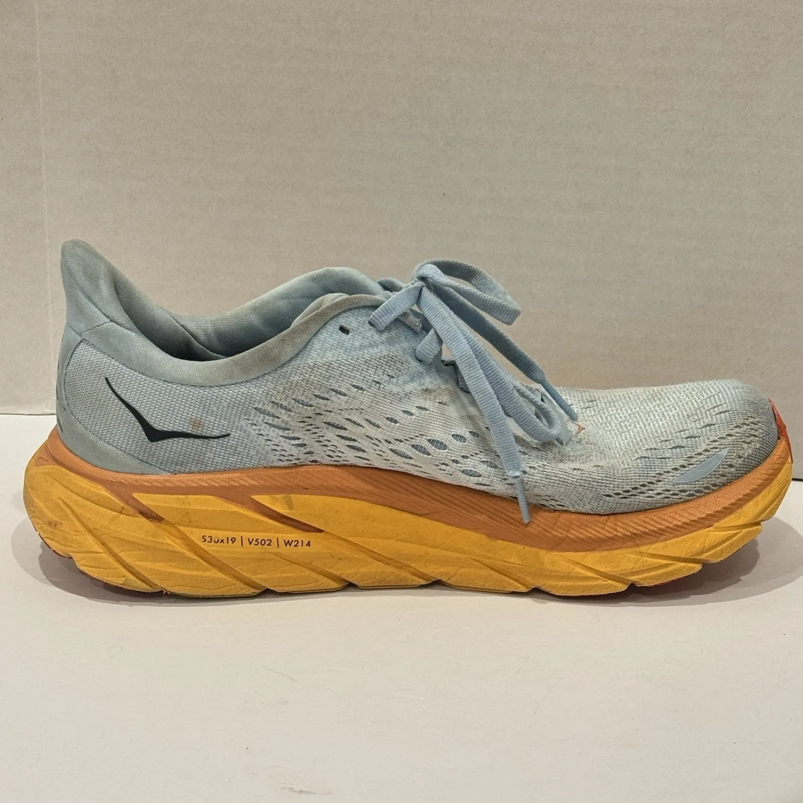 Hoka One One Clifton 8 1119394-SSIF Women's US 7B Running Shoes Blue Sneakers - Image 7