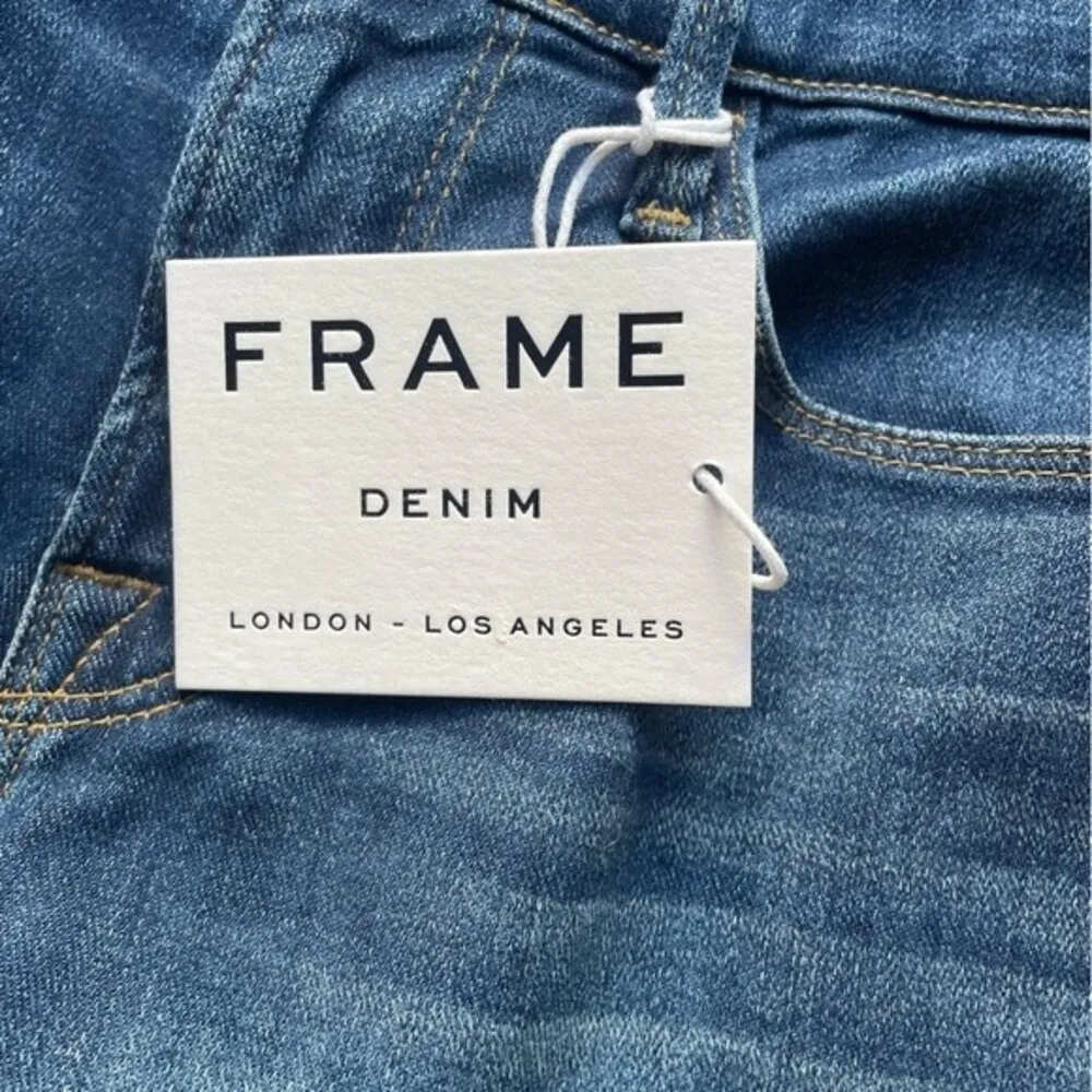 NWT Frame Denim Le Cutoff Jean Shorts Williams Distressed Wash Size 24 | 00 NEW - Image 11