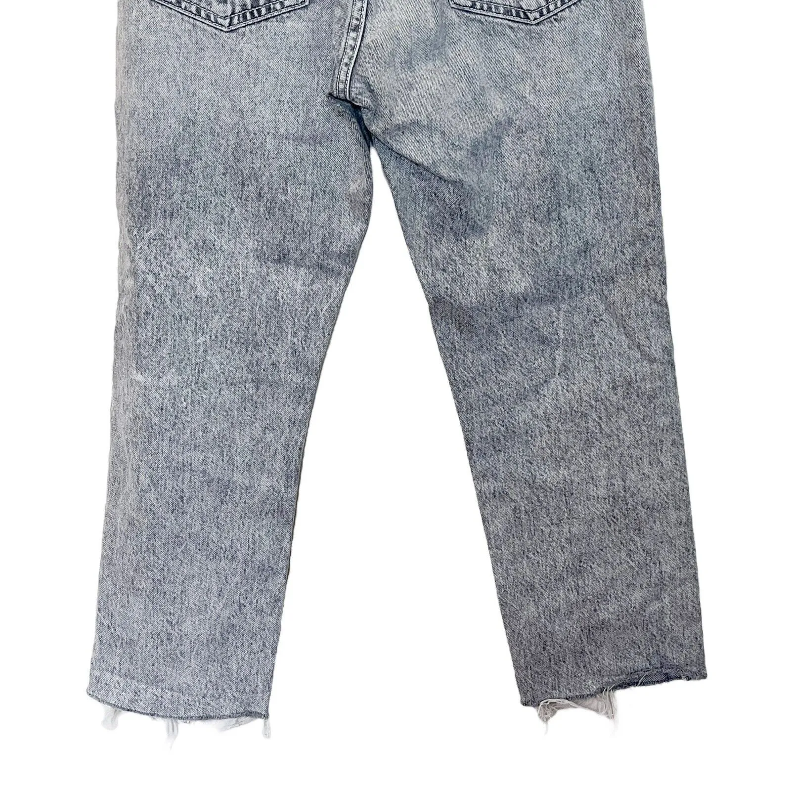 Rag & Bone Maya Slim Ankle Jeans Women’s Size 24 Acid Wash High Rise Frayed Hem - Image 15
