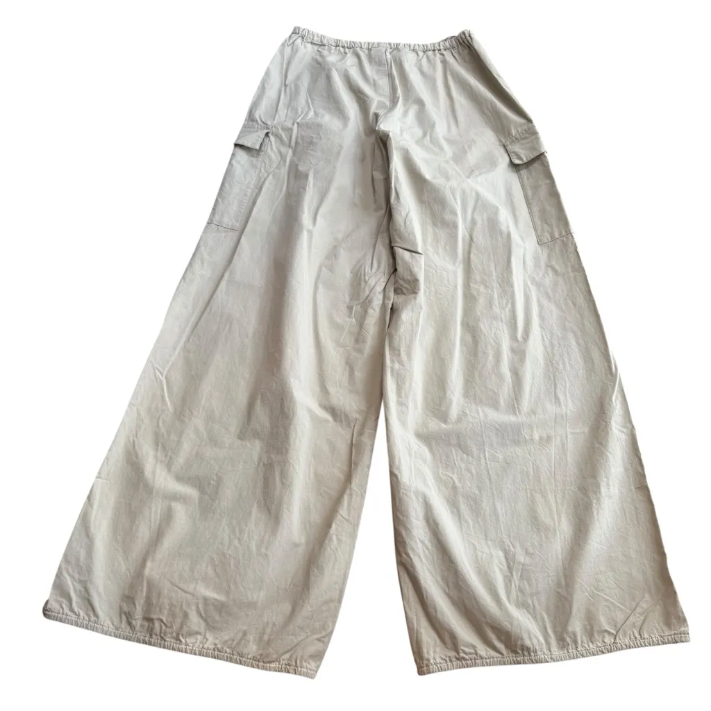 Bec‎ & Bridge Women’s 4 Oversized Wide Leg Cargo Pants Beige Khaki Baggy Trendy - Image 6