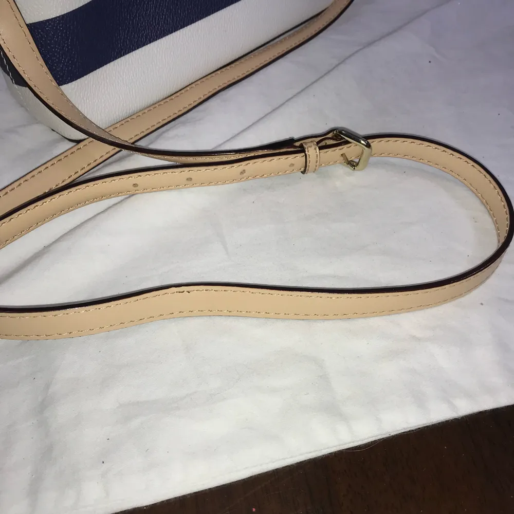 Kate Spade New York Navy & White Stripe Crossbody - Image 6
