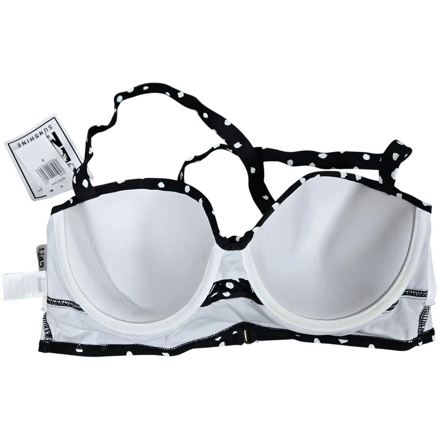 California Sunshine Women's Printed Twist-Front Bikini Top 0 NWT - Image 4