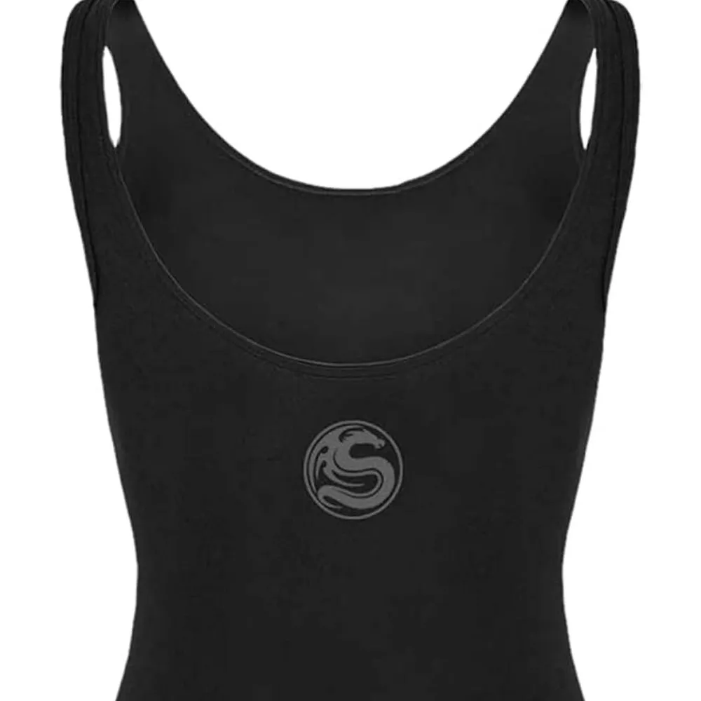 Goth Gothic Grunge Tiger Spiral Direct Swim Swimsuit Swimwear Size Small - Image 4