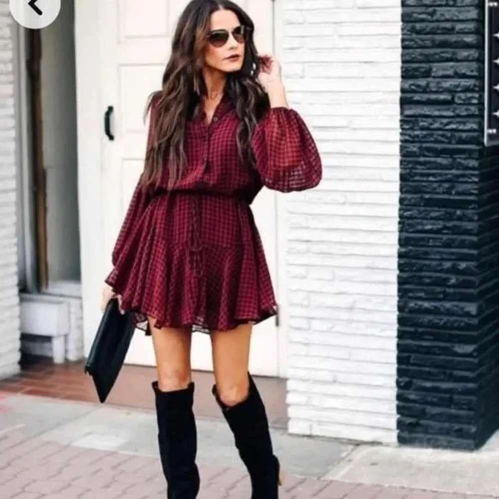 ✨VICI MANCHESTER ADJUSTABLE BALLOON SLEEVE DRESS✨ - Image 4