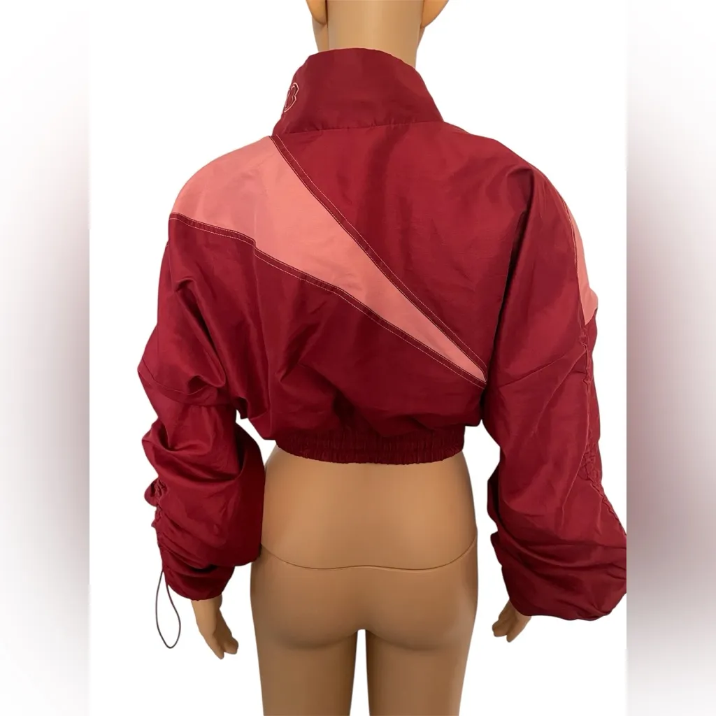 Reebok Women's Pink and Red Jacket - Image 4