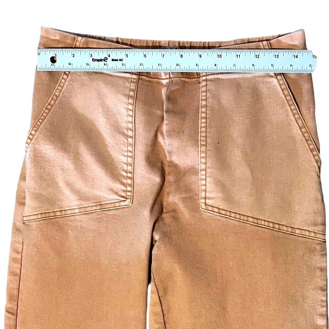 Nic +‎ Zoe NZ Denim 25" All Day Wide Leg Jeans Mochachino Size 8 EUC - Image 5