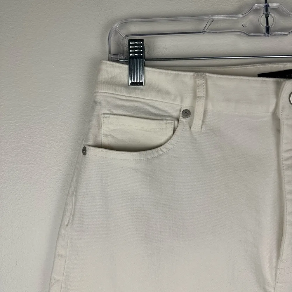 Banana Republic Denim High Rise White Mini Skirt Women’s Sz 8 - Image 4