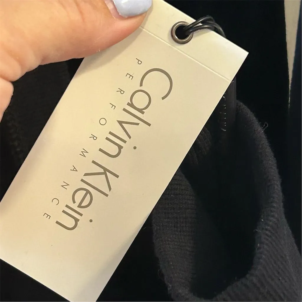 Calvin Klein Women's Black Full Zip Jacket Size S Casual Hooded - Image 6