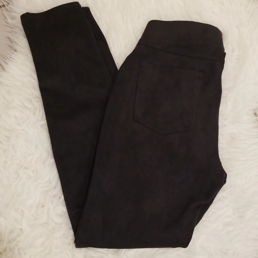💕ANTHROPOLOGIE💕 Sanctuary Faux Suede Grease Leggings Black Small - Image 6