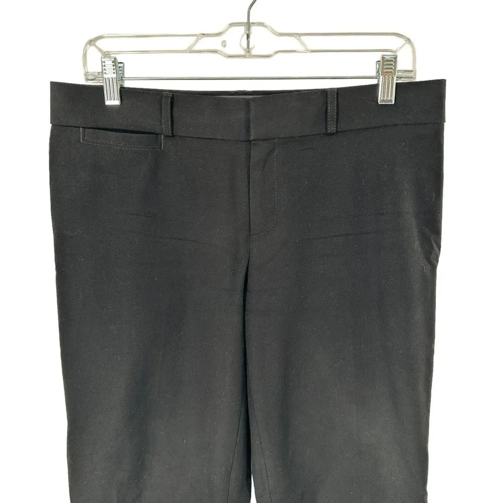 Banana Republic SLOAN Black Viscose/Cotton Dress Pants Chinos Size 6 - Image 4