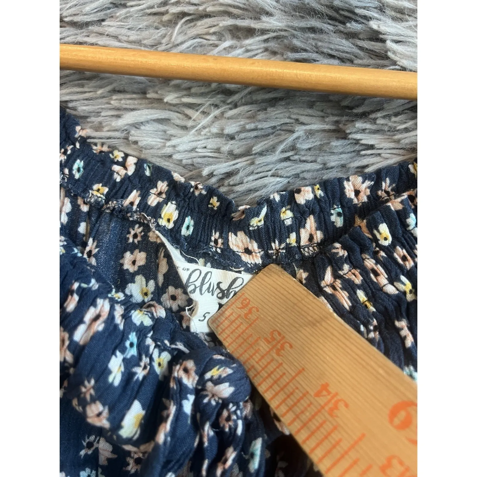 Hint of Blush Size Small Dress Babydoll Cottagecore  Prairie Boho Romantic - Image 3