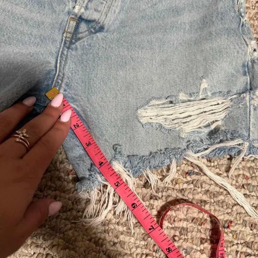 AGOLDE Riley Short in Groove- Size 23 - Image 9