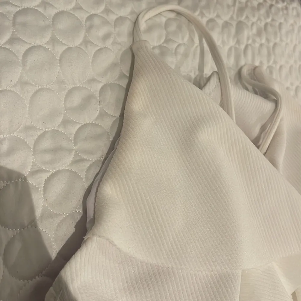 Off white ribbed one piece swim/ bodysuit Size XS - Image 6